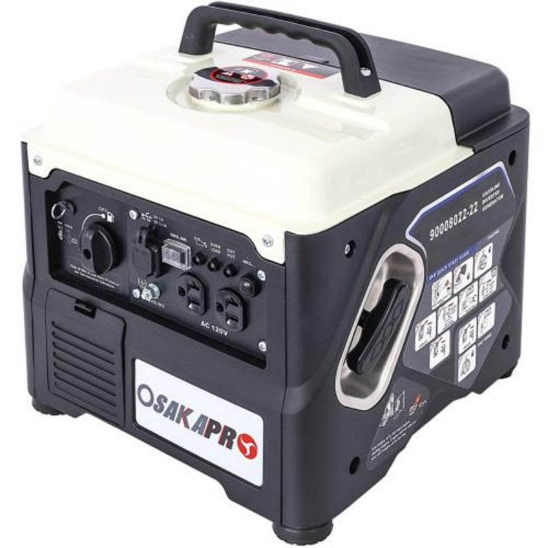 1200W Portable Inverter Generator – Ultra-Quiet Gas Engine, Eco-Mode, Lightweight, EPA-Compliant