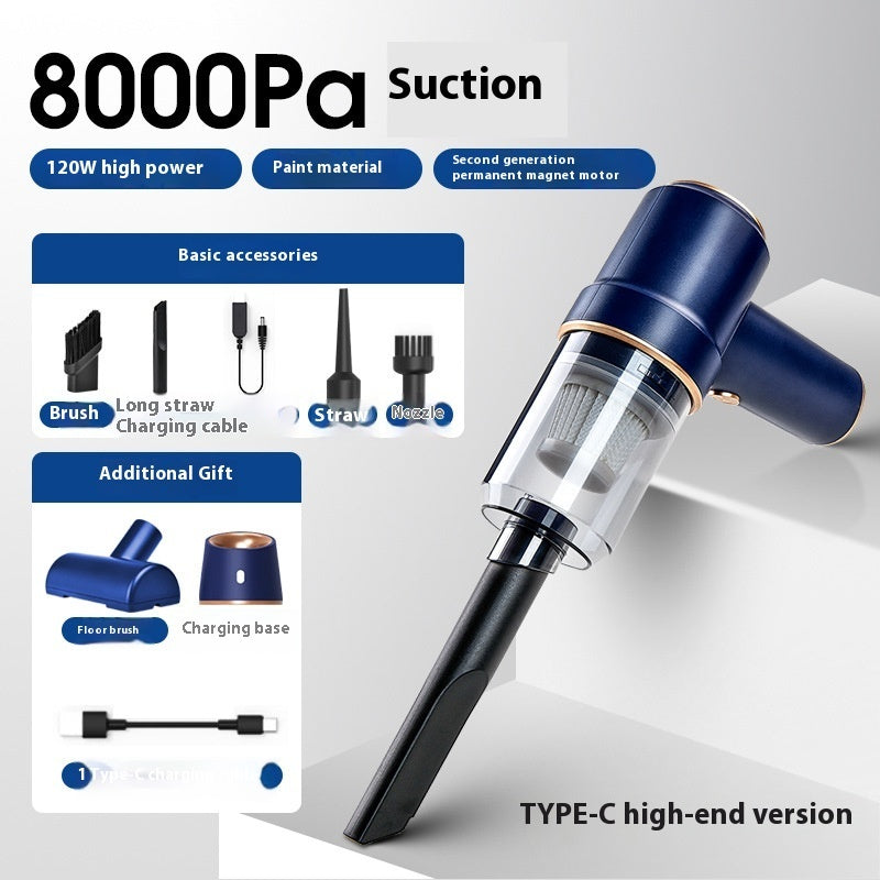 Wireless Handheld Car Cleaner – Multi-Function Rechargeable Mini Vacuum (High-End & Upgraded Versions)