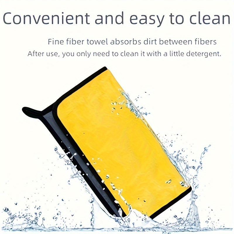 Ultra-Absorbent Microfiber Cleaning Towel Set – Multi-Purpose Car & Household Cloths