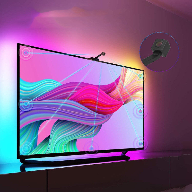 Color picker camera TV backlight ambient lighting