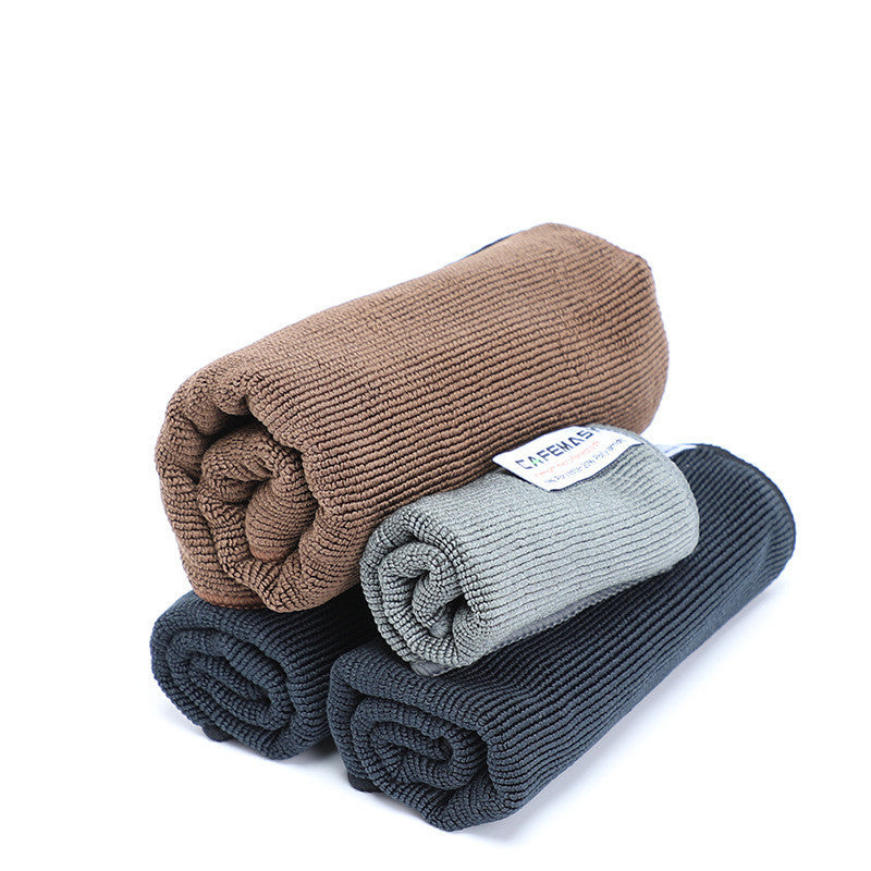 4-pack microfiber cleaning cloth set in multiple sizes