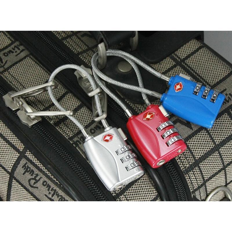 Suitcase Travel Cable Lock – TSA Combination Lock