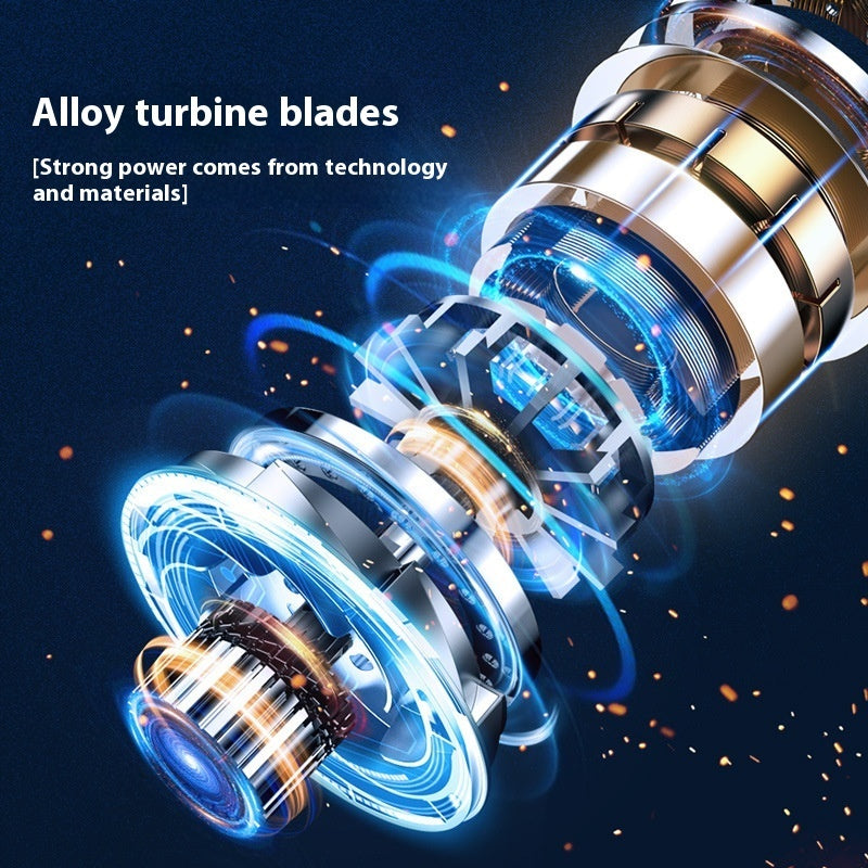 Compact rechargeable mini car vacuum cleaner