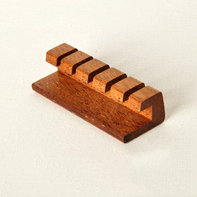 Desktop Solid Wood Cable Organizer – 6 Grids / 3pcs Set