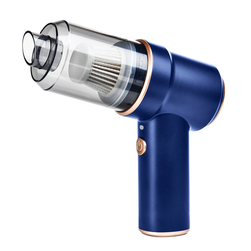 Mini handheld vacuum cleaner used for car interior cleaning, compact strong suction portable vacuum