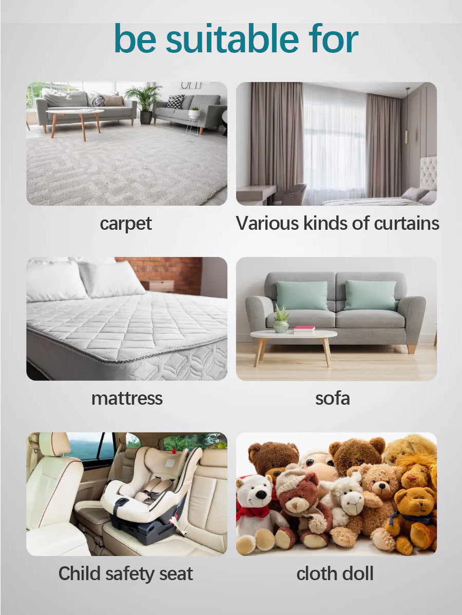 Multi-surface vacuum cleaner for carpets, curtains, sofas