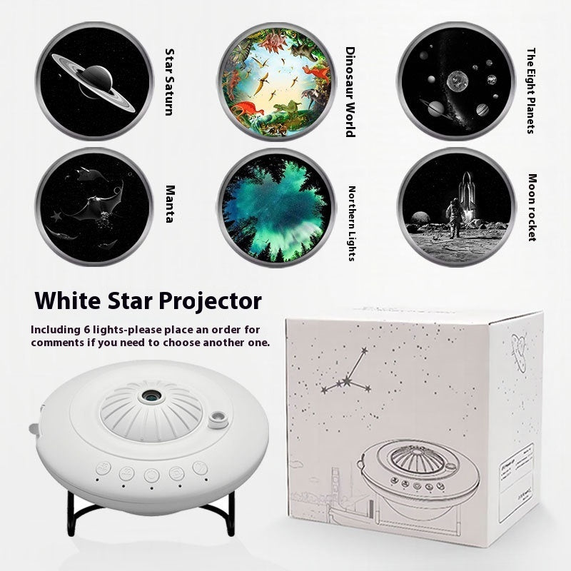 Starry Sky Ambience Projector | Planetarium Lamp with Picture Discs (2/4/6/10 Images)