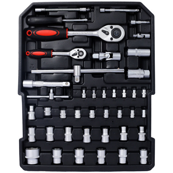 969-Piece Home Repair Tool Set – Rolling Toolbox with 4 Drawers & Full Household Tool Kit