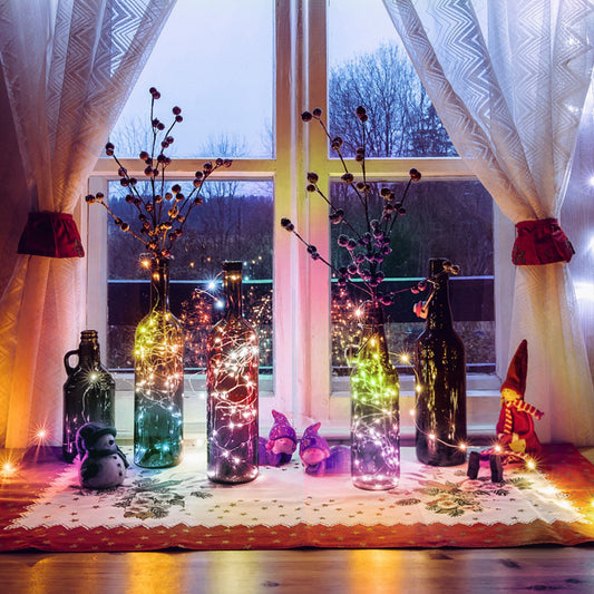 Smart RGB Fairy String Lights – Music Sync Dreamcolor, App/Remote Control