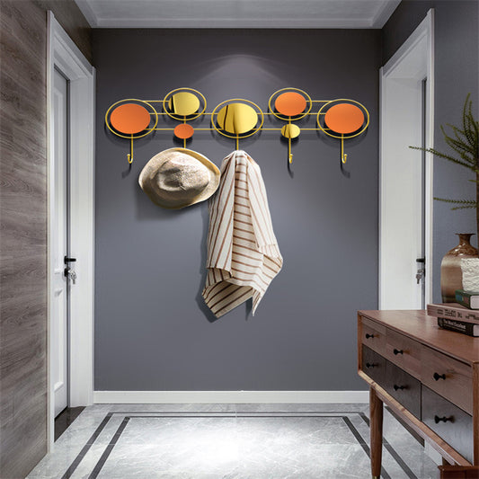 Doorway Wall Hanging Coat Rack – Punch-Free Wall Mounted Organizer (Stainless Steel Finish)