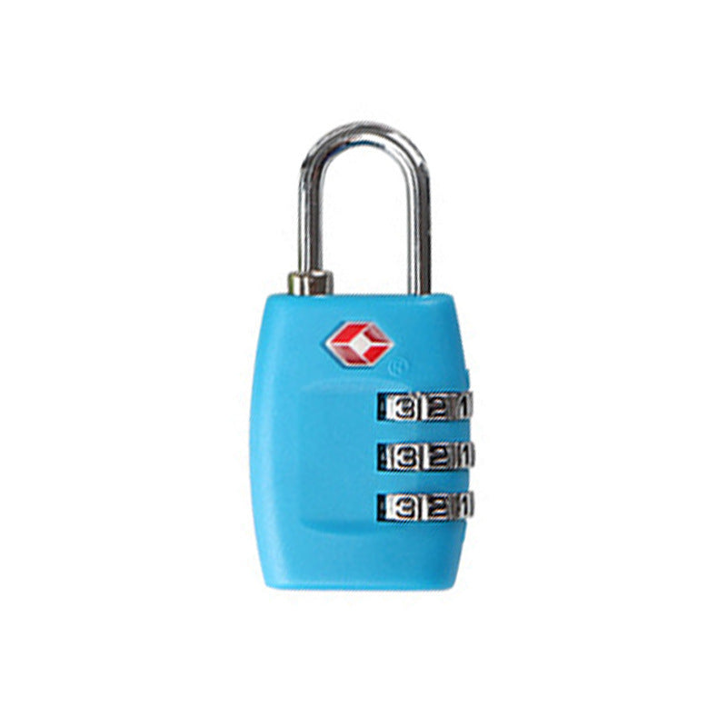 Tourism Luggage Zipper Lock – TSA Code Lock (7 Colors)