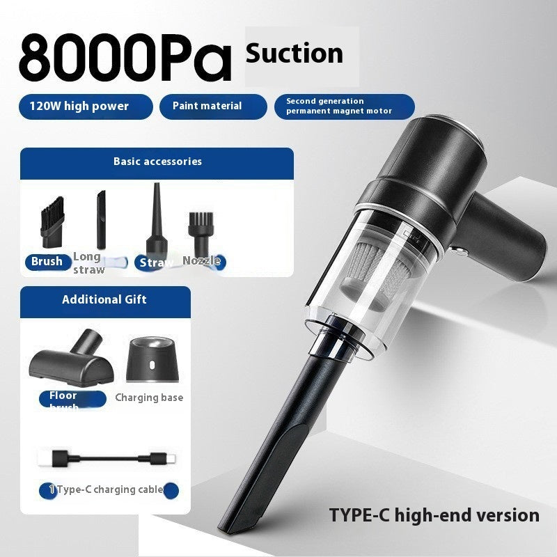 Wireless Handheld Car Cleaner – Multi-Function Rechargeable Mini Vacuum (High-End & Upgraded Versions)