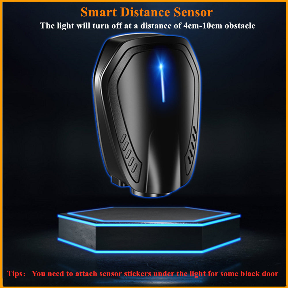 Auto-sensor LED car door shadow light