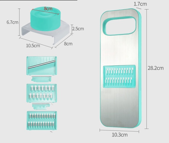 Creative Magnetic Vegetable Cutter – Green / Red