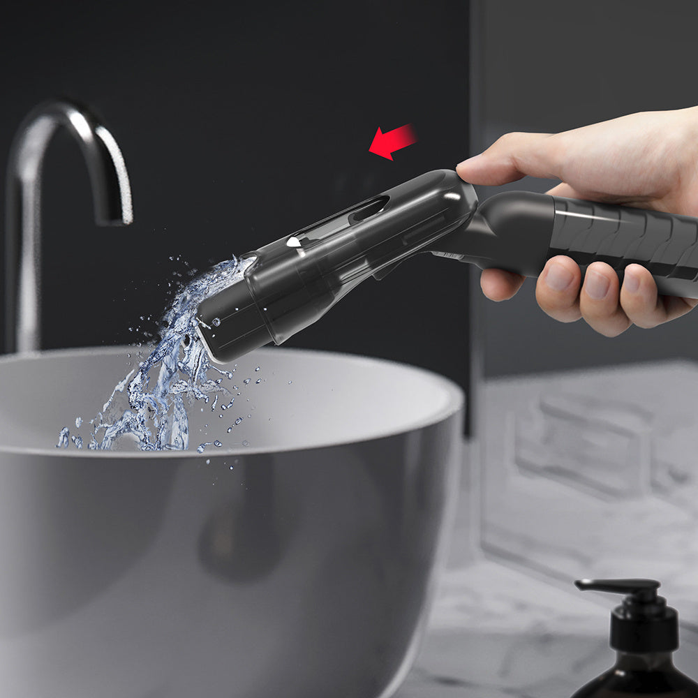 Mini Spray Mop for Countertops & Small Spaces — Portable Self-Squeeze Mop with Built-In Spray Bottle