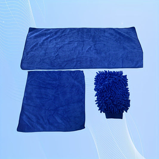 Ultra-Absorbent Microfiber Cleaning Towel Set – Multi-Purpose Car & Household Cloths