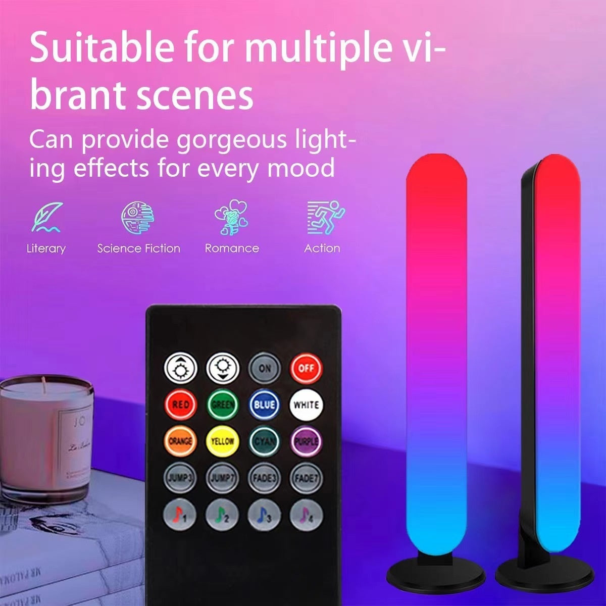 Smart RGB Desktop Ambience Light – Magic Color & Music Rhythm LED Set
