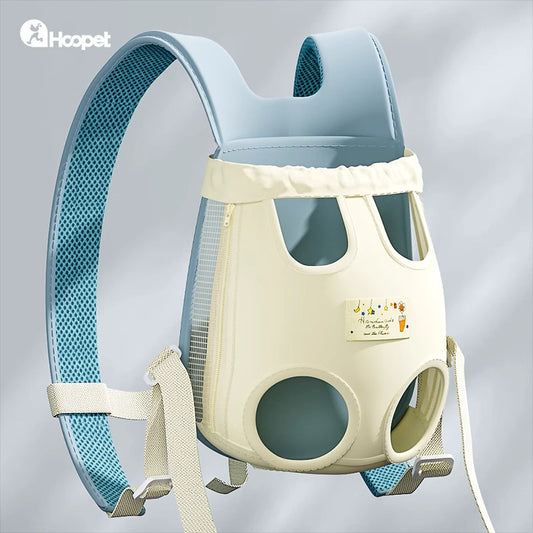 Breathable Pet Carrier Backpack – Adjustable Chest Harness for Small Dogs & Cats (Pink / Blue | S / M / L)