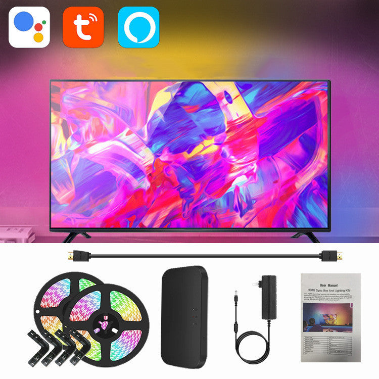 TV backlight with screen color sync – immersive RGB lighting