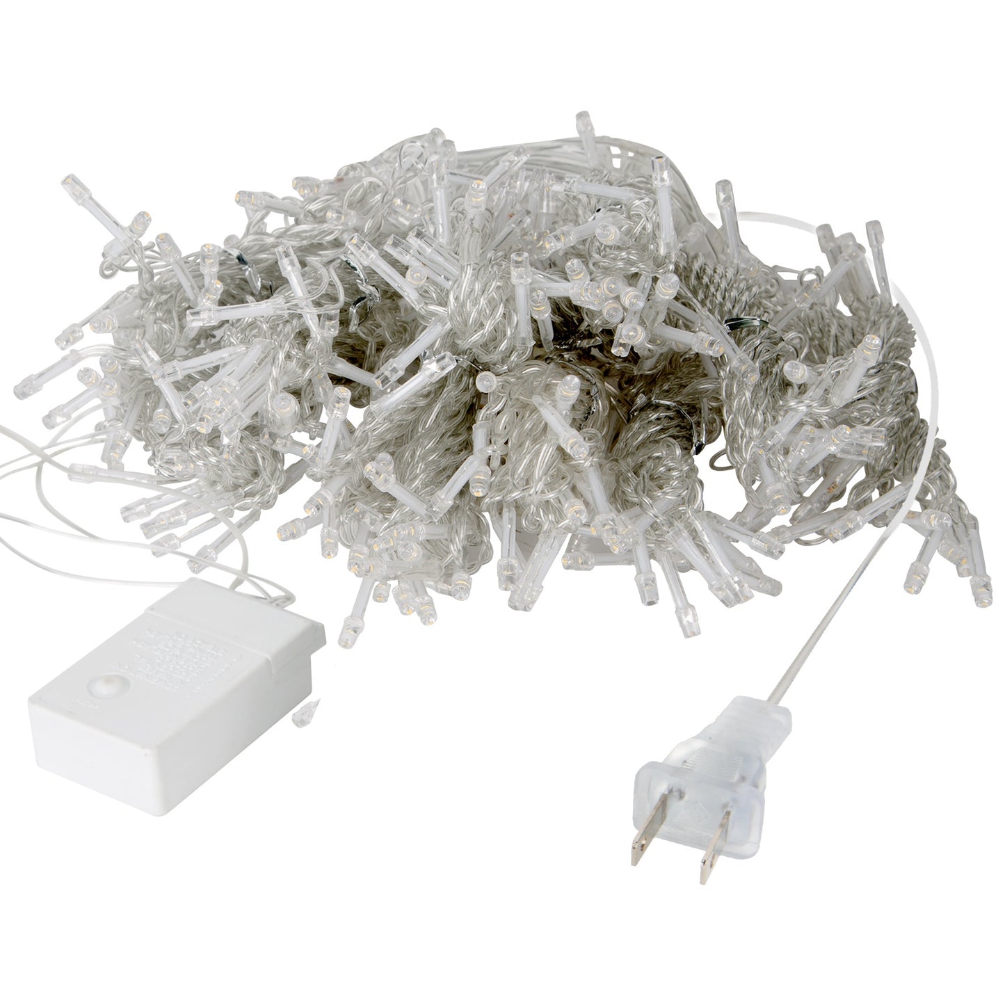 Warm White Curtain String Lights – 300 LEDs, 3m | 8 Modes (IP44 Waterproof)