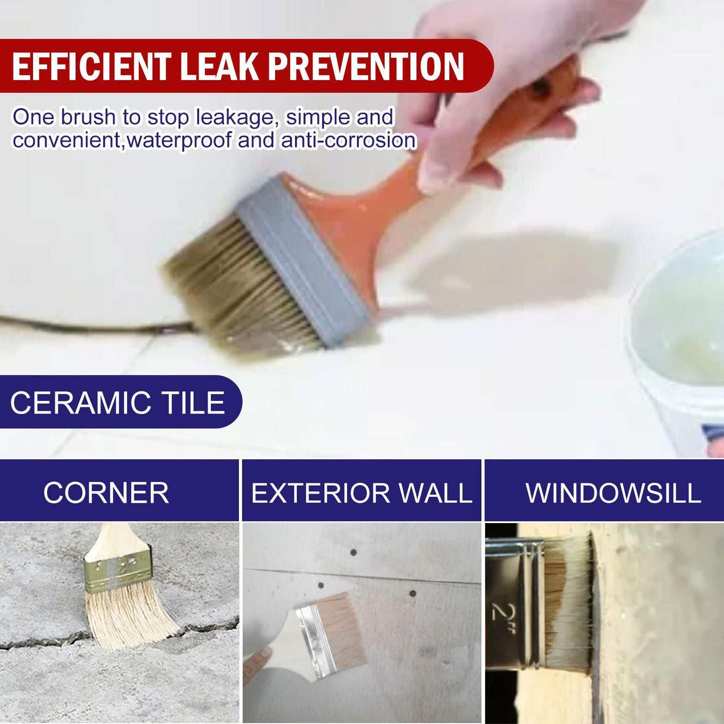 Transparent Waterproof Repair Sealant Gel – Clear Leakproof Fix for Cracks, Pipes & Surfaces