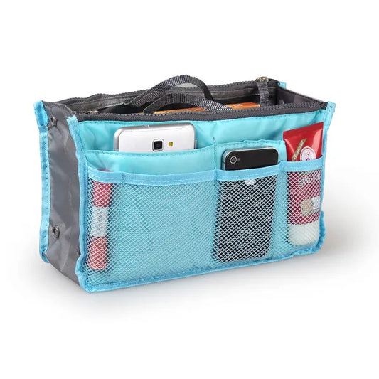 Women’s Travel Handbag Insert Organizer – Blue