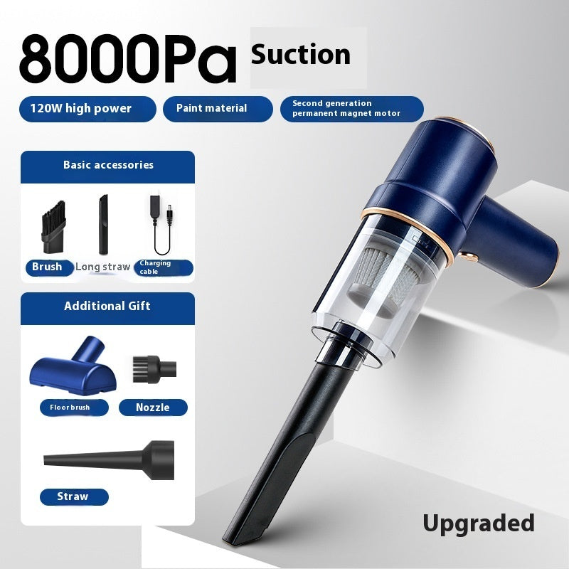 Wireless Handheld Car Cleaner – Multi-Function Rechargeable Mini Vacuum (High-End & Upgraded Versions)