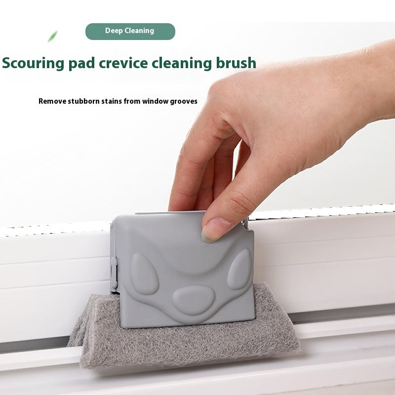 Window Sill & Groove Cleaning Tool – Gap Brush with Replaceable Sponge Head