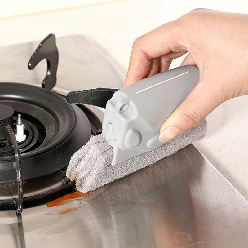 Window Sill & Groove Cleaning Tool – Gap Brush with Replaceable Sponge Head