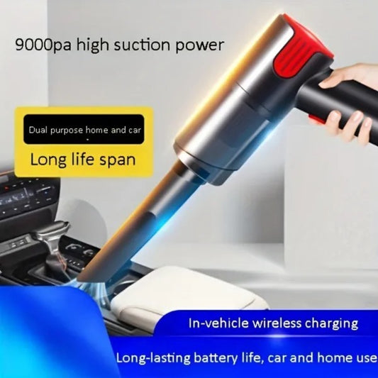 Wireless 120W Handheld Vacuum Cleaner – 9000Pa Suction | Home & Car Cleaning (USB Charging)