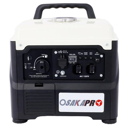 1200W Portable Inverter Generator – Ultra-Quiet Gas Engine, Eco-Mode, Lightweight, EPA-Compliant
