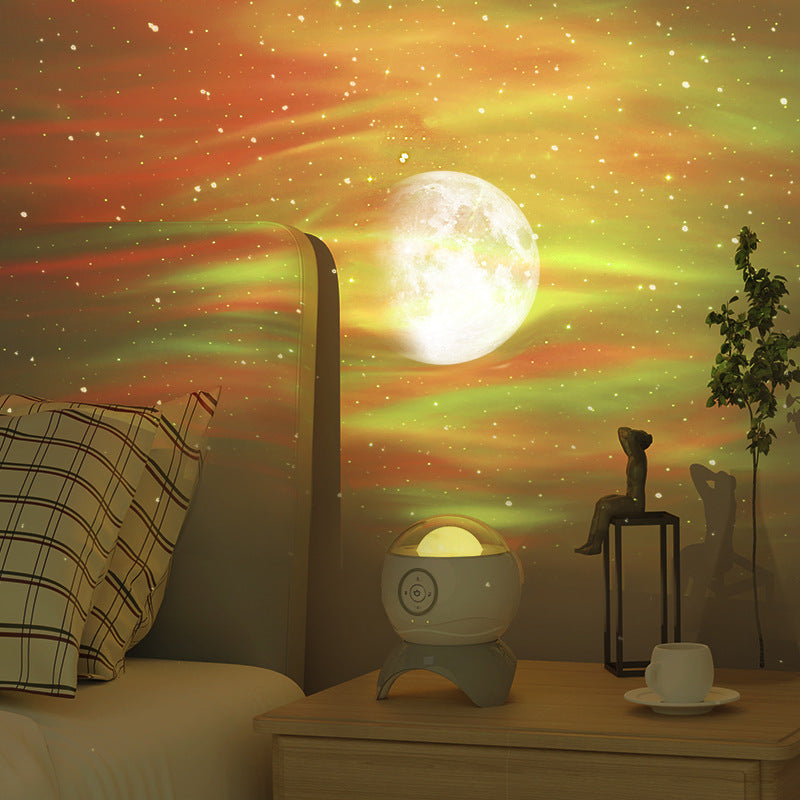 Aurora Starry Sky Projector Lamp with White Noise & Bluetooth (Basic/Bluetooth)