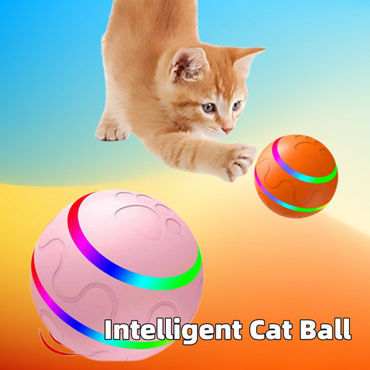Smart Self-Rotating Cat Toy – Wicked Ball 2.0, Automatic Interactive USB Toy (Self Hi-Fi / Remote)