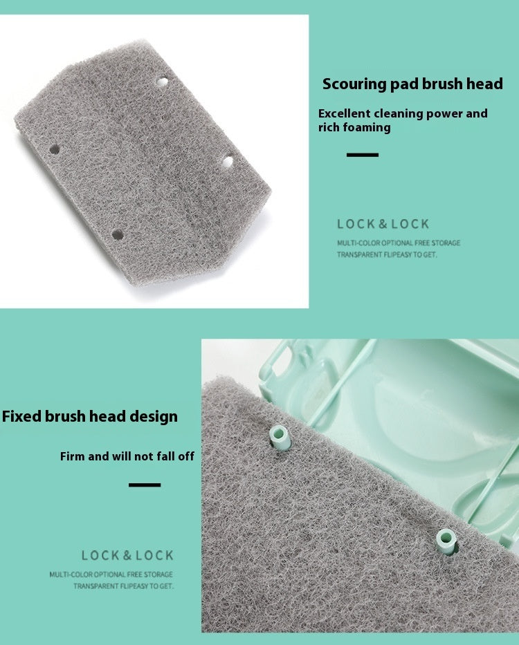 Window Sill & Groove Cleaning Tool – Gap Brush with Replaceable Sponge Head