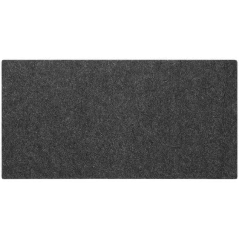 Minimalistic Felt Desk Pad – Non-Slip Soft Wool Felt Desk Mat for Keyboard, Mouse & Laptop (80 × 40 cm, Black)