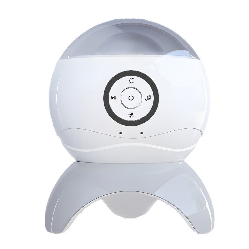 Compact ABS aurora projector lamp with LED and laser lighting.