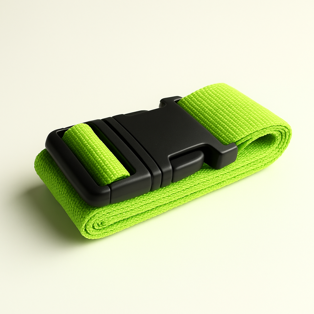 Adjustable Nylon Lock Travel Luggage Strap – Protective Suitcase Packing Belt (4 Colors)